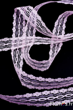 Kant lint - 100 x 2 cm - zachtroze  